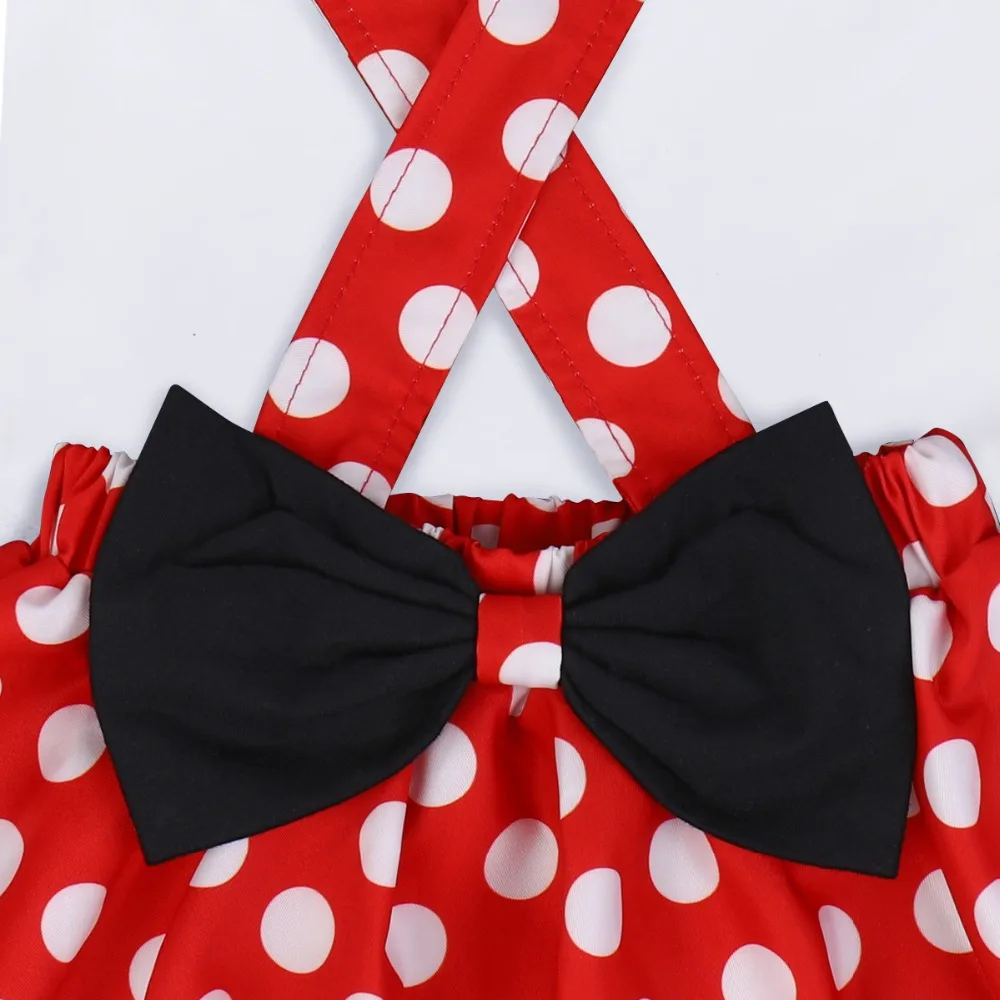 Girl Baby Birthday Clothes Cake Smash Outfit Polka Dot Outfit Cute Minnie Fancy Dress up Baby Girls Clothes Set Photography Prop