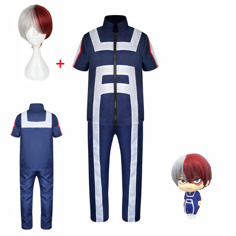 Костюм для косплея Аниме Boku no Hero Bakugou Katsuki / Iida Tenya Todoroki Shouto топы + брюки