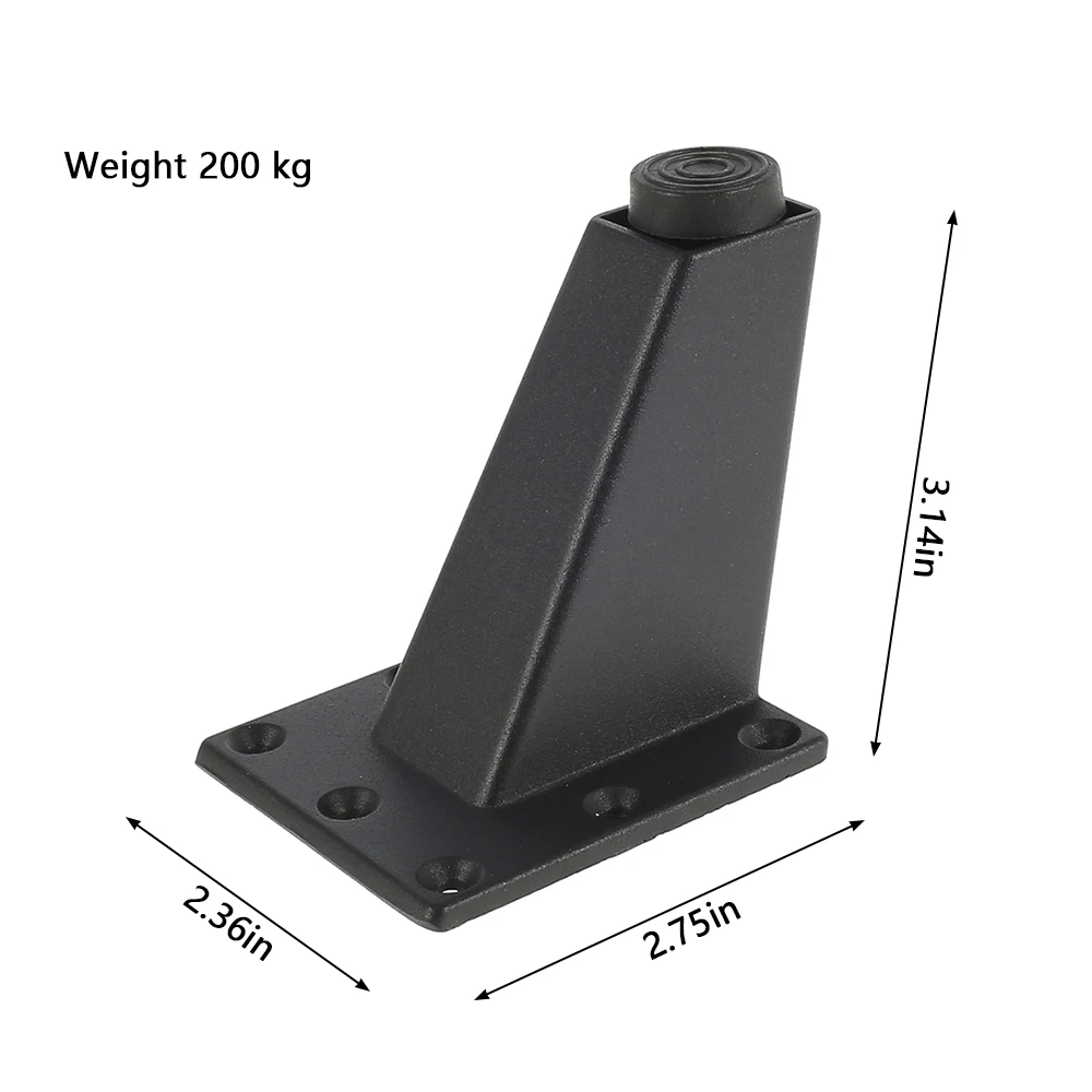 

4pcs Practical Furniture Leg Home Cupboard Oblique Sofa Foot Office Couch Easy Install Furniture Table Legs TV Cabinet Leg