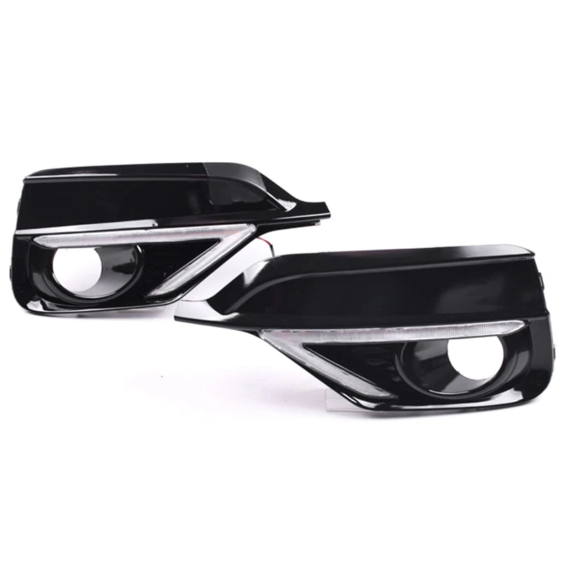 Turn Yellow Signal Relay Waterproof Car DRL 12V LED Daytime Running Light Fog Lamp for Honda Fit Jazz Sport 2018 2019 | Автомобили и