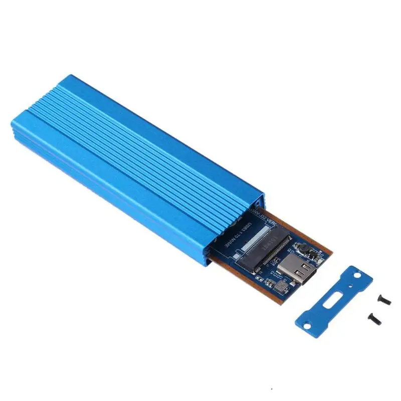 10GbpS GEN2 USB3.1 M.2 NVME Aluminium HDD Enclosure Mobile hard disk portable Box ASM2362 Type C USB 3.1 PCIE SSD M2 Case | Компьютеры и