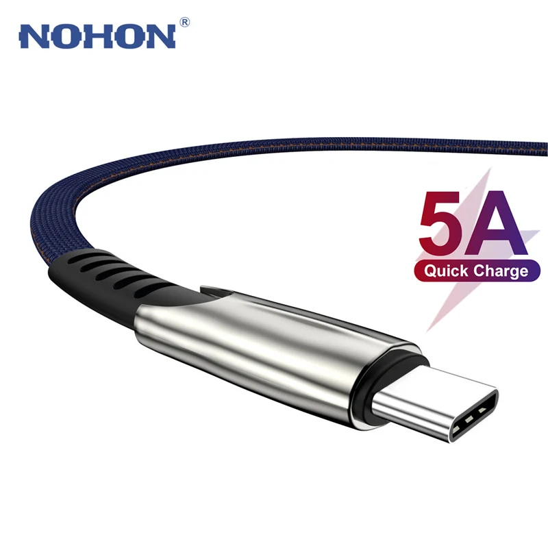 1 м 2 м 3 м usb type C кабель для huawei P30 mate 20 Pro P20 Lite USB C 5A быстрое зарядное устройство QC3.0 кабель для samsung S10 S9 S8 Plus