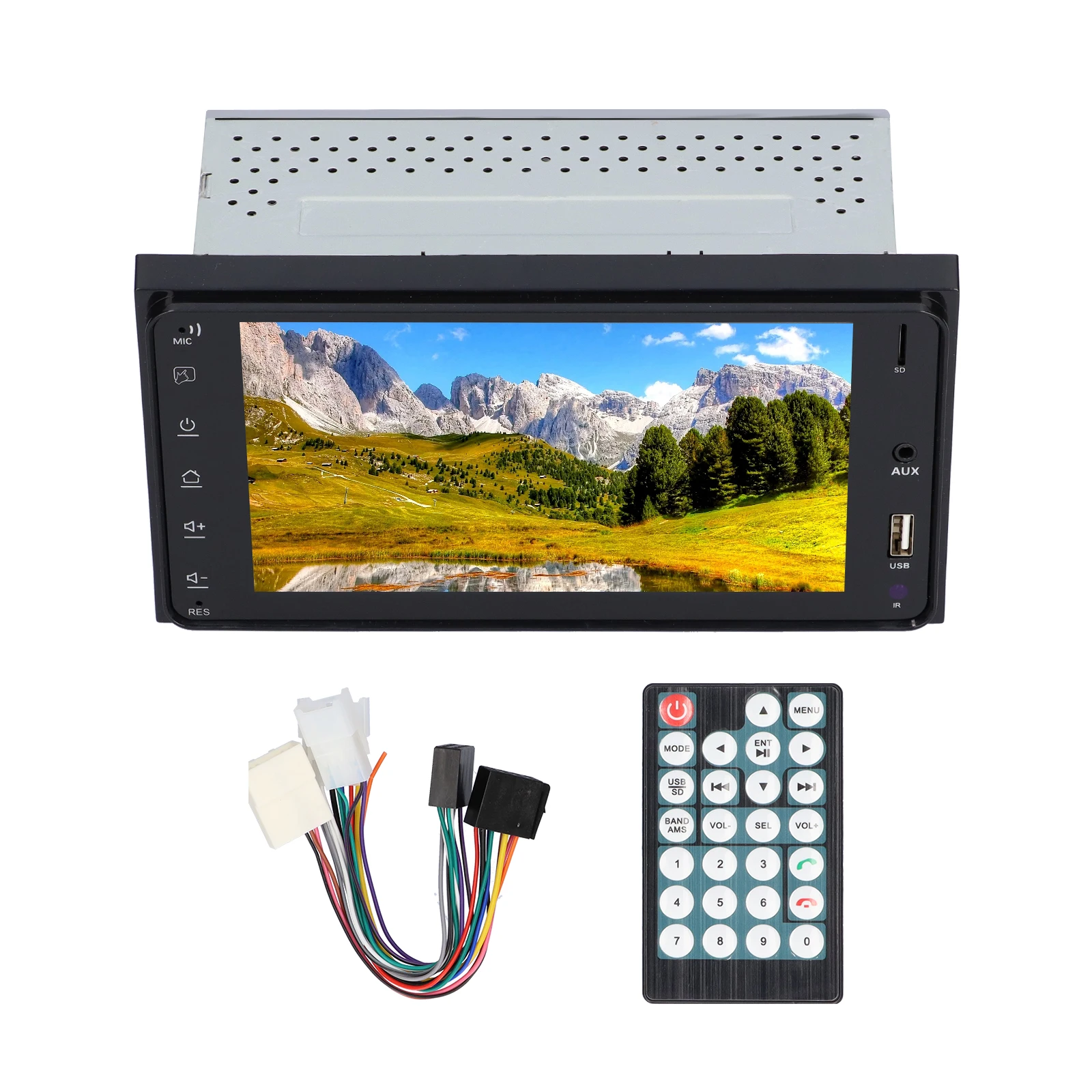 

7inch HD Car Radio MP5 Player Mirror Link Bluetooth Hands-Free Touch Screen Auto Audio Car Stereo For COROLLA Car Electronics