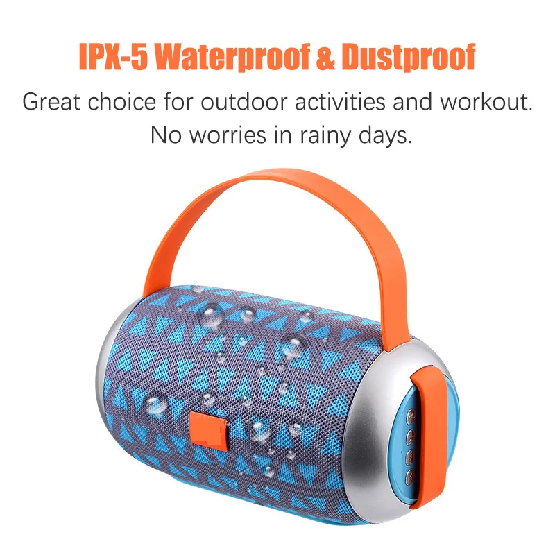 Портативный динамик 20 Вт беспроводной bluetooth Колонка Бас Звуковая Панель сабвуфер