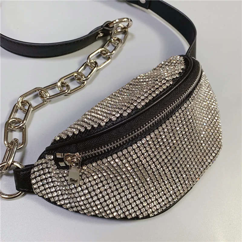 

108941 Luxury Designer Brand Fashion Women Bags Waist Bag Crossbody Chest Pack Water Drill Bag