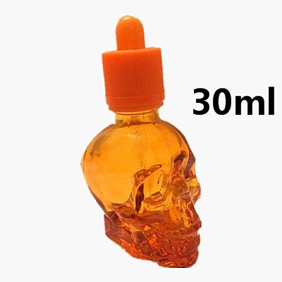 30ml Orange 7 цветов на каждый день череп горький бутылка горькой блошницы медицинская капельница горький бутылки 30/60/120 мл - Цвет: 30ml Orange