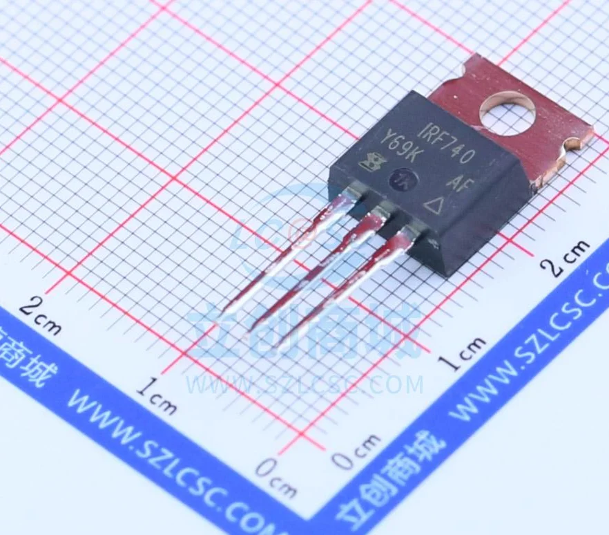 Оригинальный импортный novo, транзистор irf740pbf irf740 para-220, транзистор mosfet 10a 400v