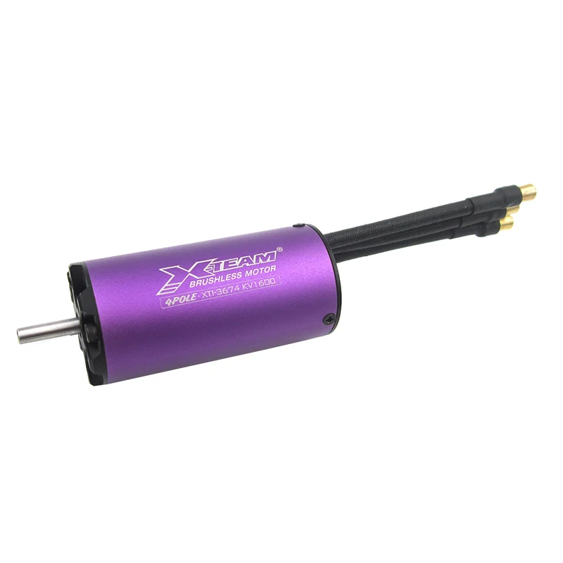 1 шт. Max 2500W 4-полюсный 3674 бесщеточный мотор KV1600 5 мм вала водяного охлаждения мотора