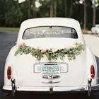 Свадебные Автомобильные украшения, автомобильные наклейки для свадьбы, съемные и водонепроницаемые свадебные наклейки для автомобиля