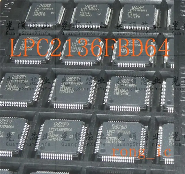 

5pcs LPC2136FBD64 LPC2136FBD64/01LQFP-64 16/32