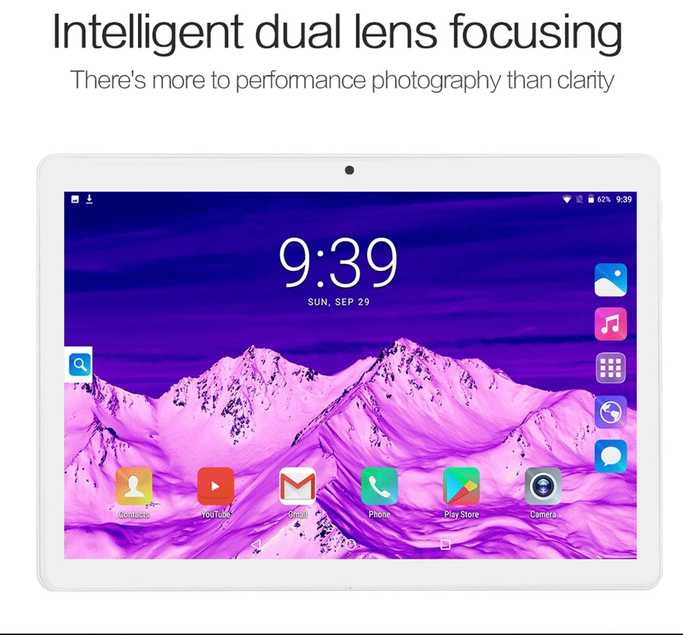 MT8752 планшетный ПК 10 дюймов Octa Core 3g 4 аппарат не привязан к оператору сотовой связи Телефонный звонок Google Рынок gps, Wi-Fi, FM, Bluetooth 10,1 Планшеты 5G 6G 128G Android 9,0