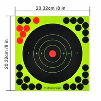 self adhesive 8 archery target paper multi patch overlay dot shoot new trend silhouette splatter target sticker
