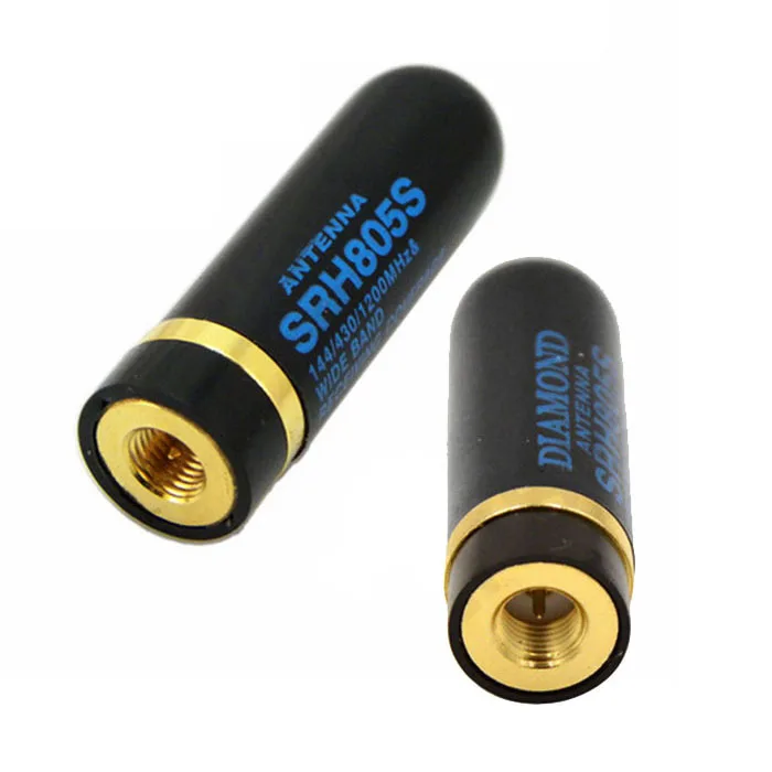 Качество SRH805S Dual Band UHF + VHF антенна SMA для Baofeng UV3R UV100 LINTON LT6100 LT6188 YAESU/Vertex VX-6R радио |