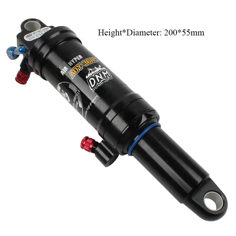 DNM AOY-36RC MTB велосипеда мягкие из шифона и удлиненным шлейфом воздуха задний амортизатор/подвеска 165/190/200 мм Аксессуары для велосипеда для AM/XC горный велосипед - Цвет: Красный