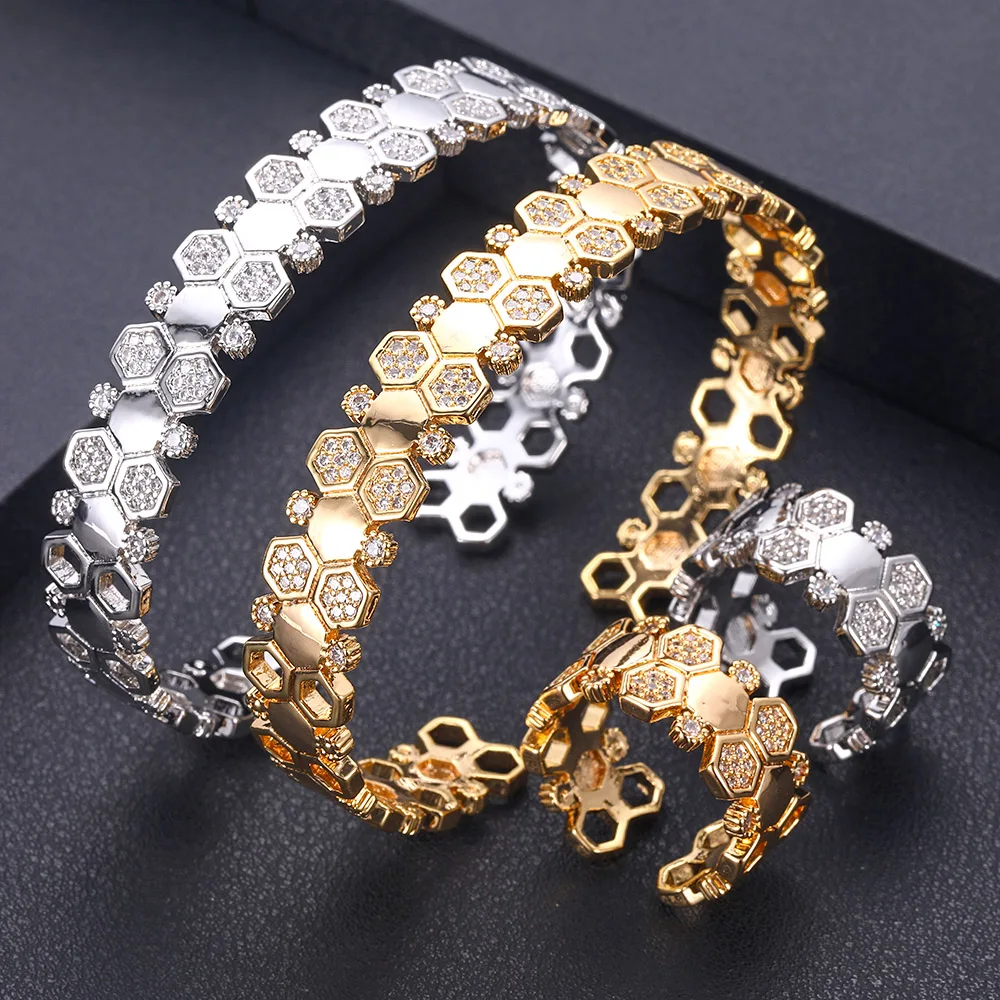 Jankelly на руку люксовый уникальный браслет кольцо Ювелирные наборы для женщин