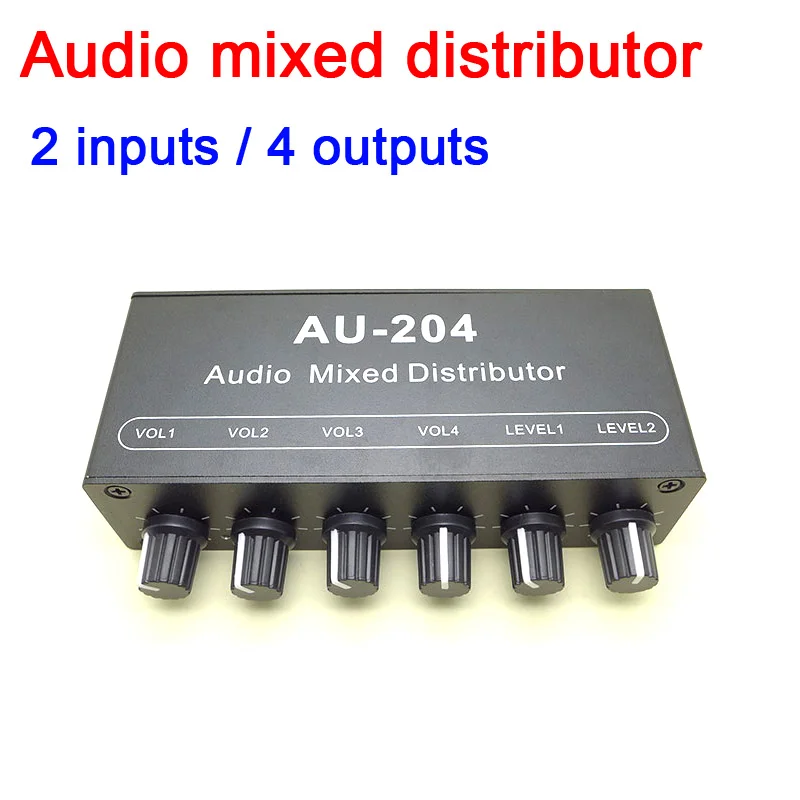 DYKB dc 5v 12v стерео аудио сигнальный микшер плата 2 полосный вход 4 выход привод