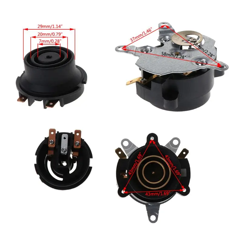 

Thermostat Temperature Control Kettle Top Base Set Socket Electric Kettle Parts