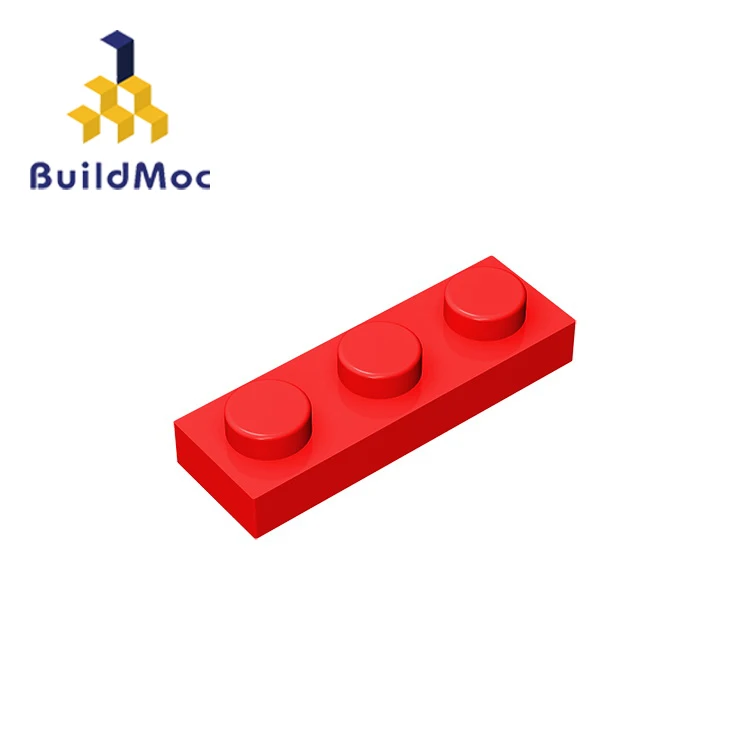 Совместимые с BuildMOC детали для сборки, пластина 3623 1x3, детали для строительных блоков «сделай сам», обучение истории