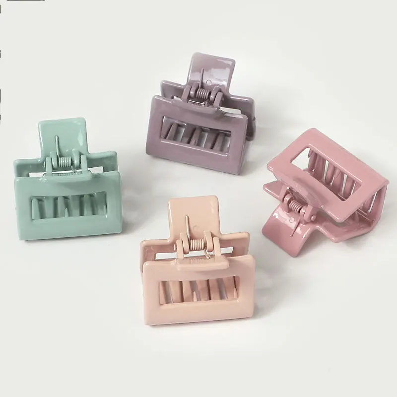 

1Piece Square Acrylic INS Korean Hair Clips Girls Hairpins Crab Claws Clamp Hair Accessories for Women Banana Grips Slid