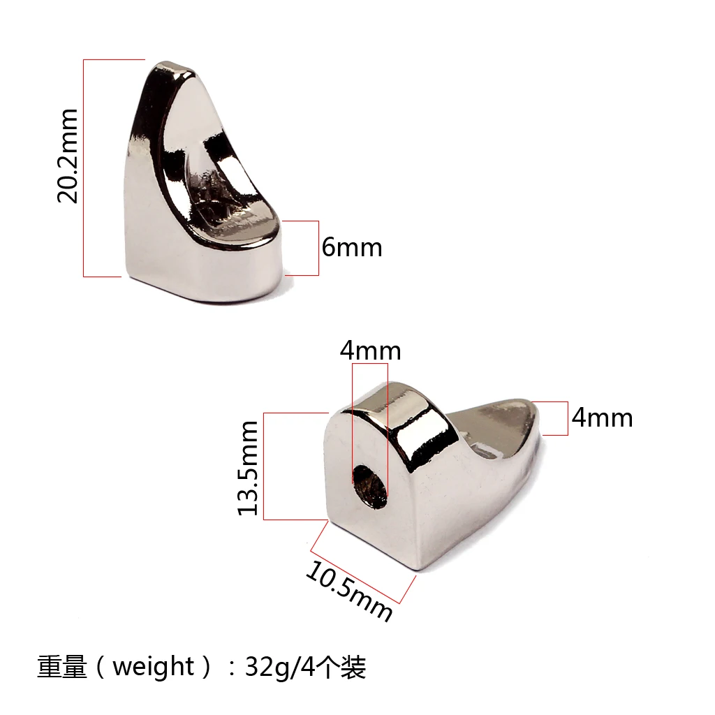 

Practical DIY 4 Pieces L-Shaped Banjos Bracket Stand 20.2 X 10.5mm