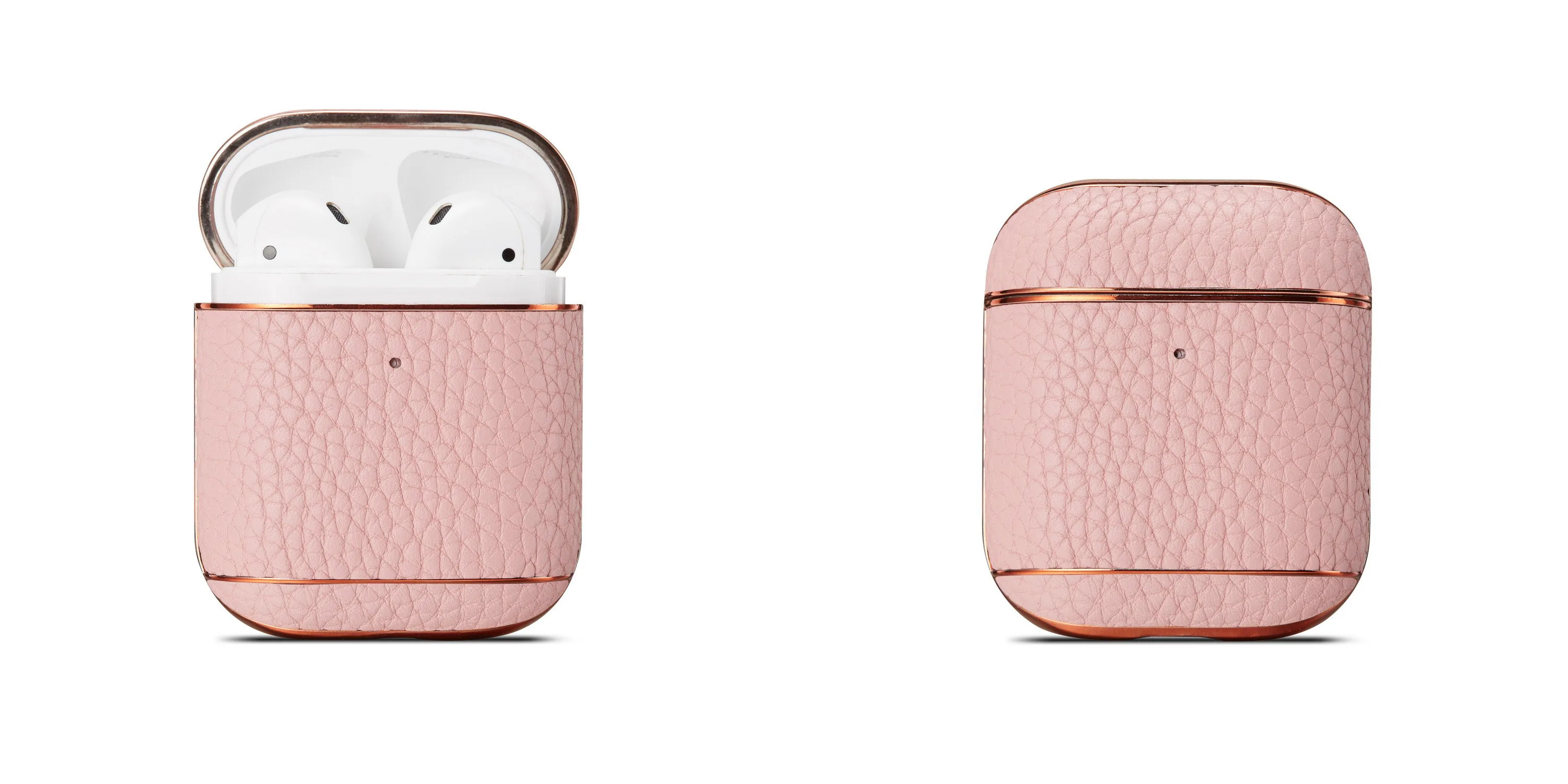 Чехол Airpods для коммерческих дел Чехол из натуральной кожи с покрытием для Apple Airpods 1/2 Зарядная коробка Anti-Fall Dust