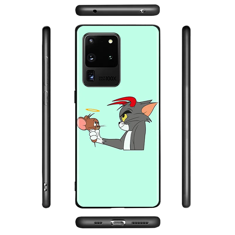 

Funny Cartoon Cute Cat And Mouse For Samsung Galaxy A01 A11 A12 A21 A31 A41 A42 A51 A71 A91 A32 A52 A72 A02S Phone Case