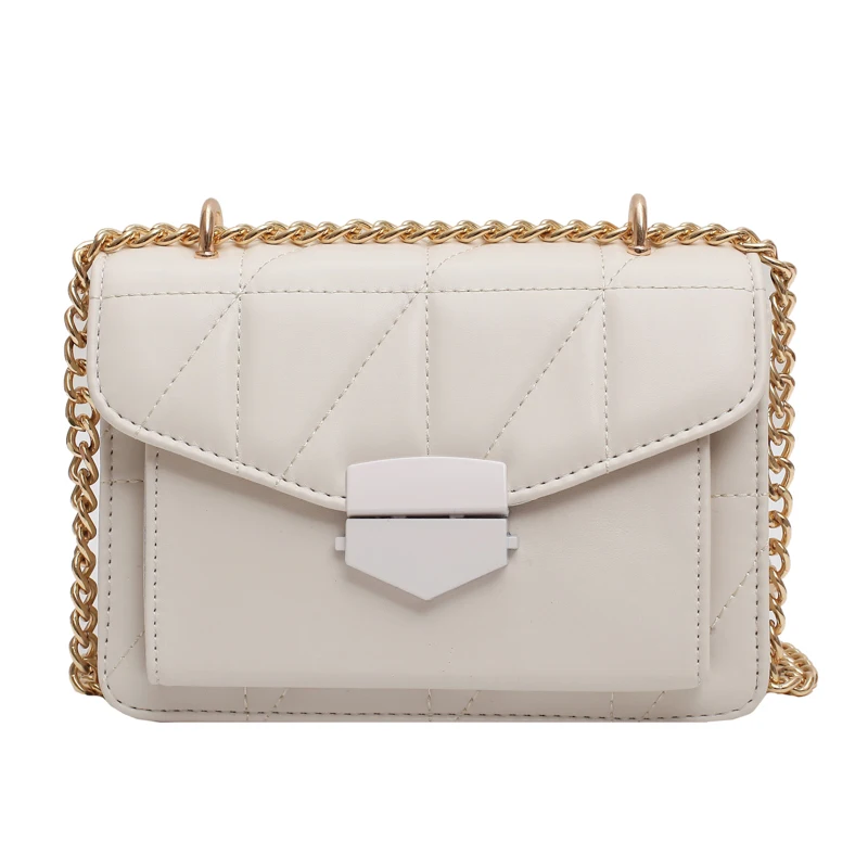 

Chain Small PU Leather Flap Bags For Women 2021 New Elegant Solid Color Crossbody Shoulder Handbags Travel Cross Body Bag Totes