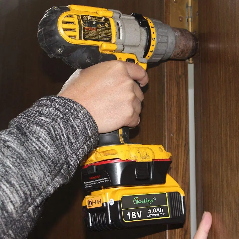 Waitley 18 в 5.0Ah MAX XR батарея Замена для DeWalt электроинструмент батарея DCB184 DCB181 DCB200 20 в 5A 18 вольт 18 В батарея