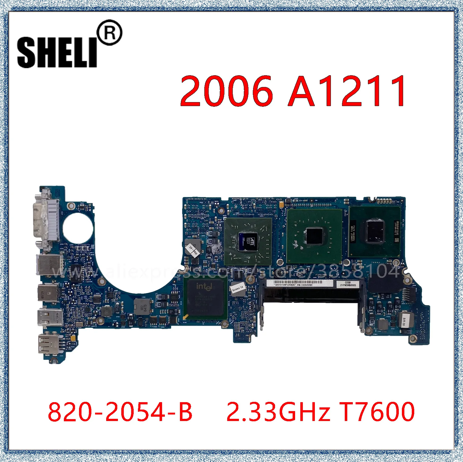 Для 2006 A1211 MacBook Pro 15 &quotматеринская плата 2 33 ГГц T7600 820-2054-B 820-2054-A 661-4229 - купить по