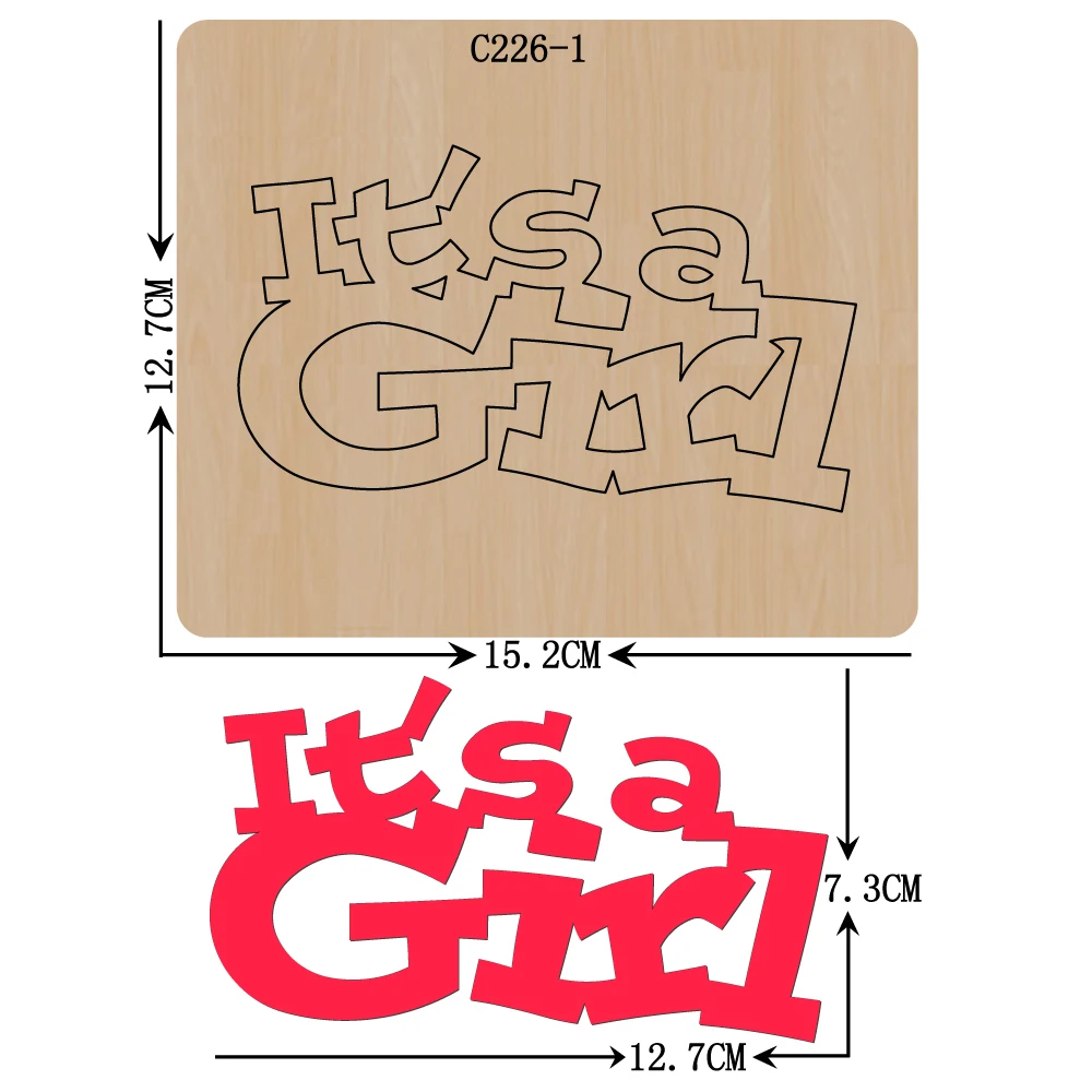 

Новинка; деревянные штампы для скрапбукинга C-226-1 для девочек