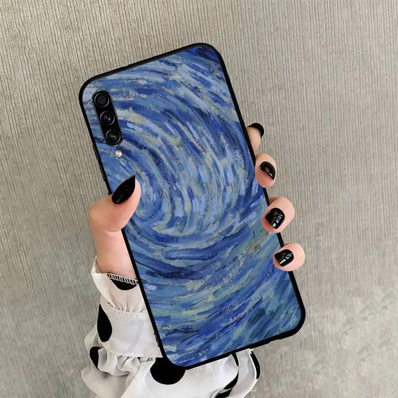 

art aesthetic van Gogh painting Phone Case black For Samsung galaxy S 21 20 10 8 A 51 71 50 21s 70 40 20 20e note 10 plus Ultra
