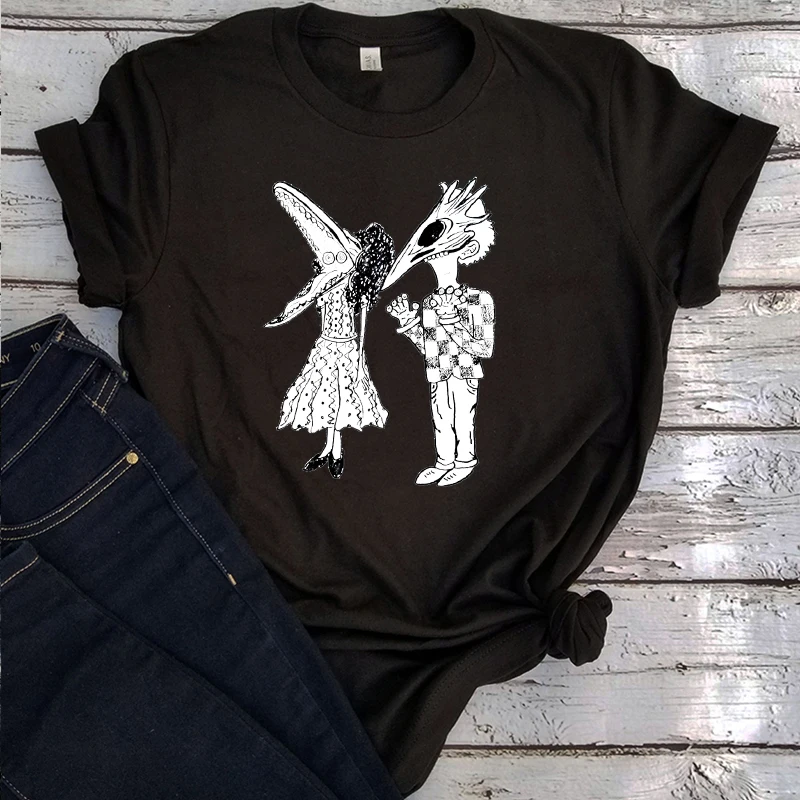 

Футболка Beetlejuice Женская винтажная уличная одежда футболка Хэллоуин ужас фильм Графические футболки эстетика P