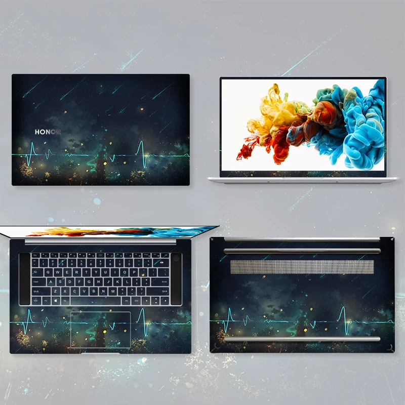 4 в 1 наклейки для ноутбуков huawei honor mag