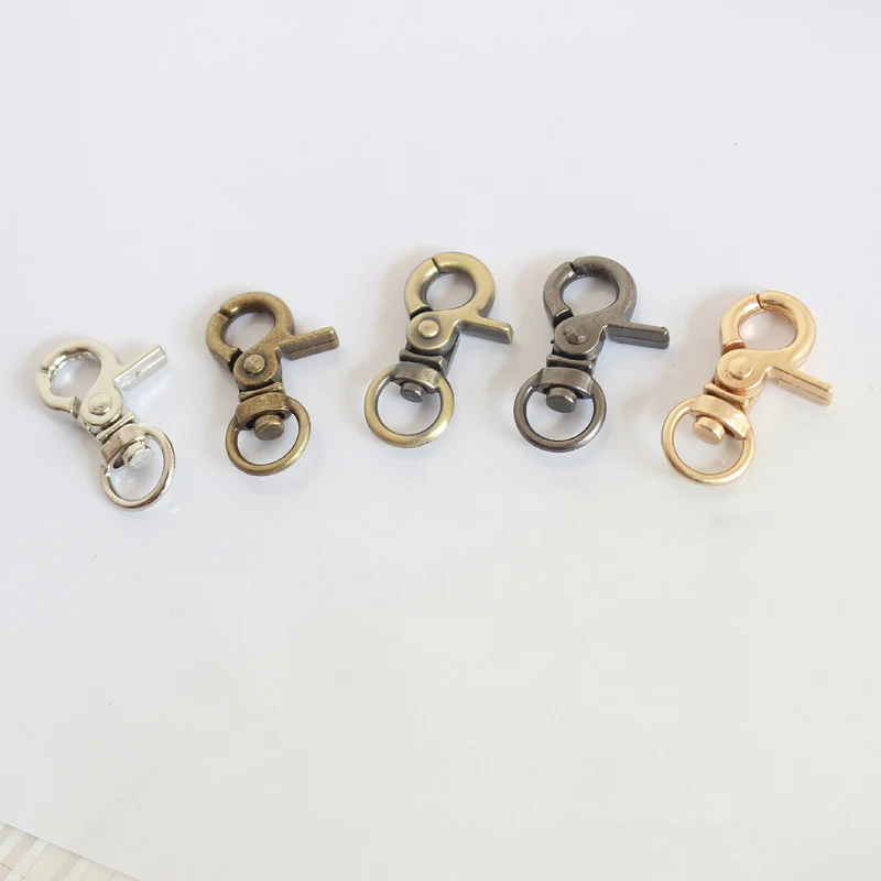 

1Pc Metal Swivel Trigger Lobster Clasp Snap Hook Key Chain Ring Lanyard DIY Craft Outdoor Backpack Bag Parts Accessories