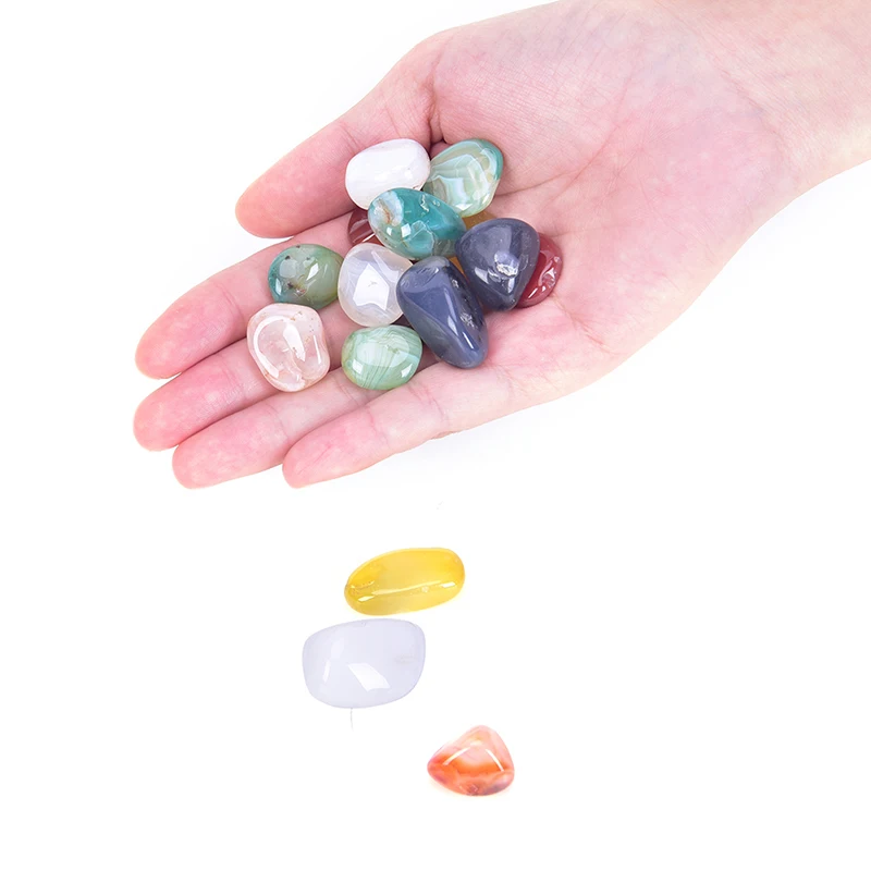 50 г/пакет случайные полированные нестандартные Кристальные камни натуральные