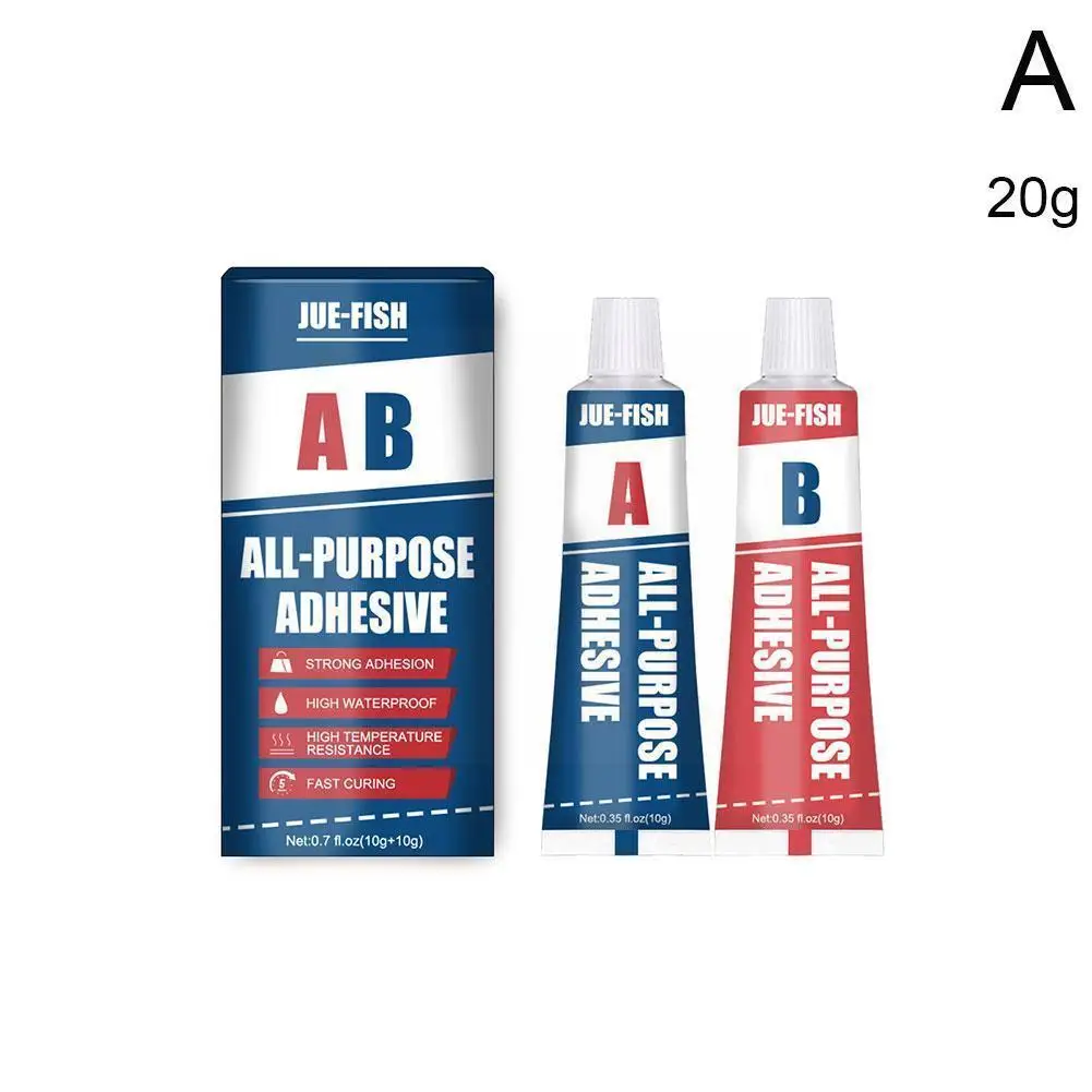 

20g AB Glue Acrylic Structure Glue Acrylate Structure Glue For Glass Metal Quick-Drying Adhesive Home E6K9
