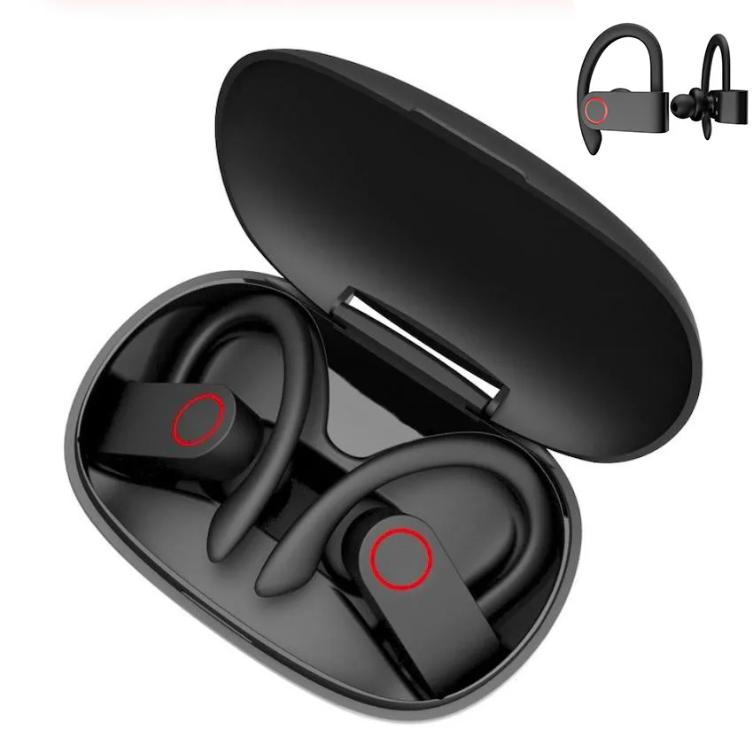 

JHO-A9S Bluetooth 5.0 ear-mounted wireless TWS headset HiFi-class full-frequency dynamic fone de ouvido headphones auriculares