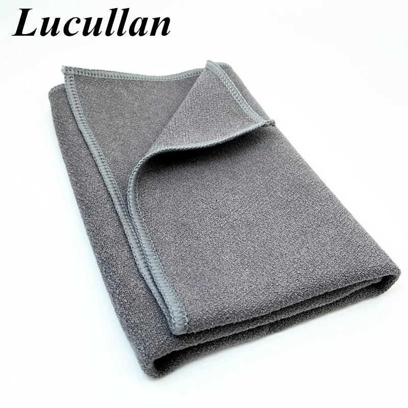 Lucullan Newest Ant Texture Premium Quality Lint-Free Cleaning Cloth Ultra Soft Wipe Drying Towel For Paint Mirror Glass