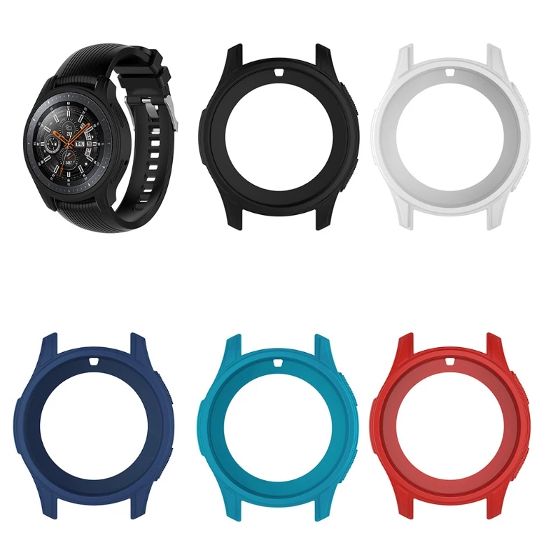 Силиконовый мягкий защитный чехол для Samsung Galaxy Watch 46 мм Gear S3 Frontier | Электроника