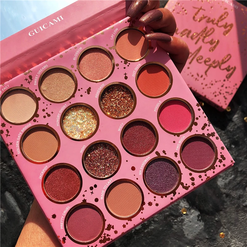 16 цветов палитра теней для век телесного цвета мерцающие матовые блестящие тени