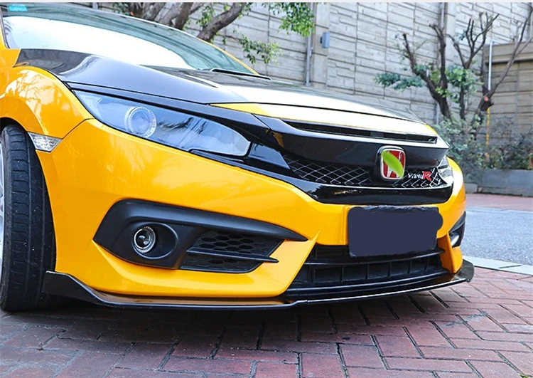 Для Honda Civic Body kit спойлер 2016-2018 YC ABS задний передний бампер диффузор защитные