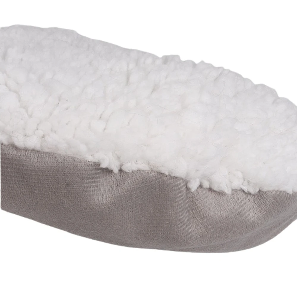 

Cat Bed Semi Open Type Deep Sleep Winter Collapsible Plush Warm Cat Nest for Indoor Small Puppy Sleeping Supplies