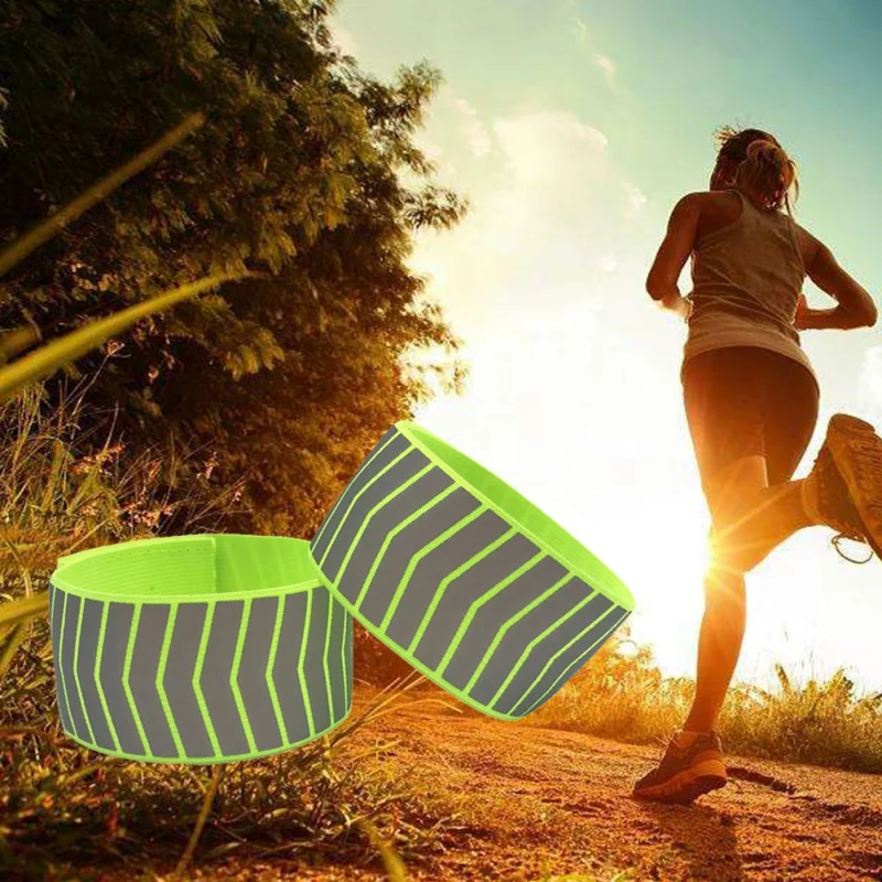 

Wrist Support Reflective Safety Wrist Belt Night Sports Running And Jogging Bike Arm Strap wristband