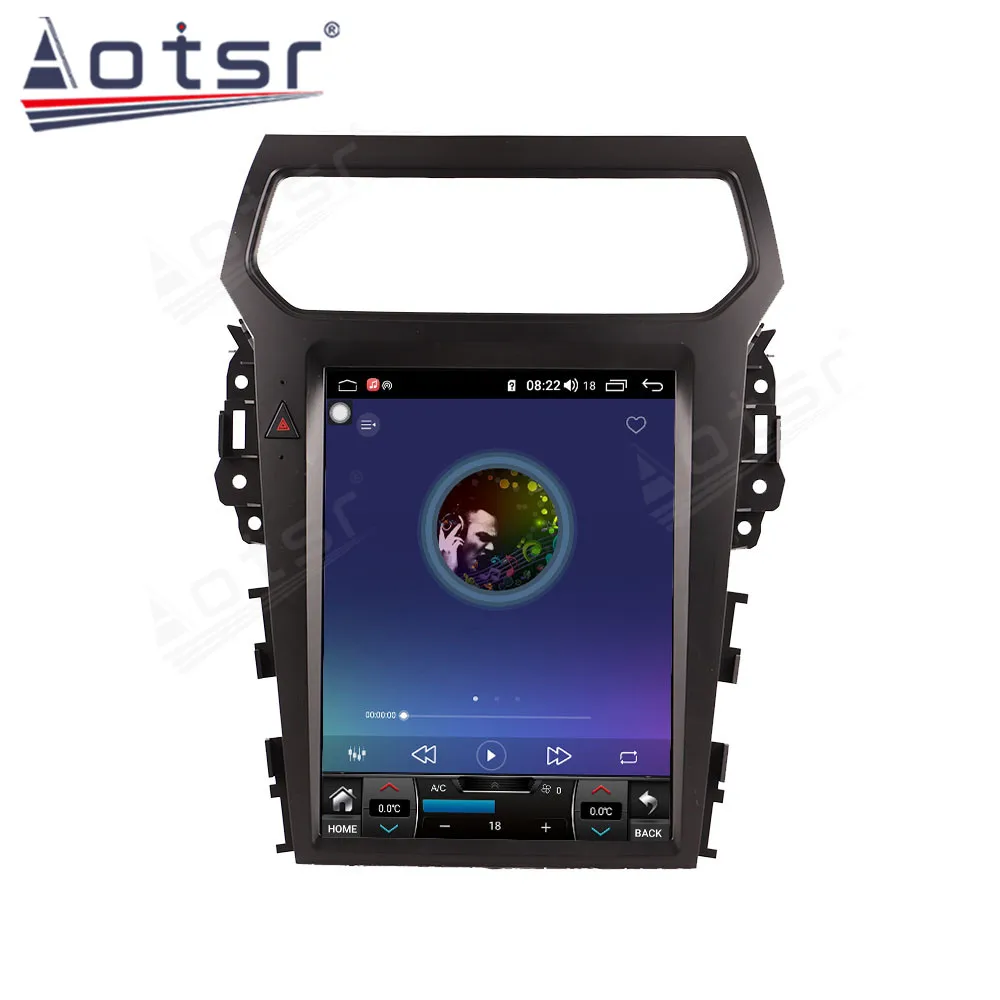 Автомагнитола для FORD Explorer 2014-2019 Android 11 8 + 256G с вертикальным экраном стереоприемник