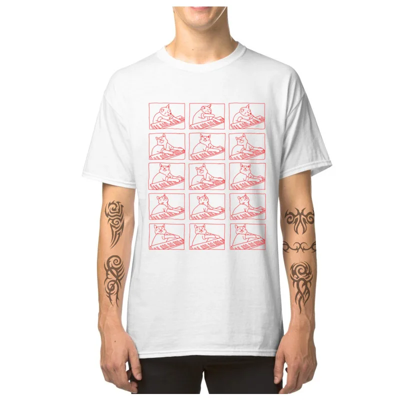 Футболка мужская с котом и отцом майка из аниме каваи коротким рукавом для мамы