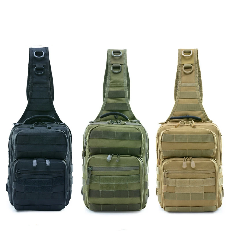 

Большой военный рюкзак-слинг, тактическая сумка через плечо, армейская нагрудная сумка, водонепроницаемый уличный Треккинговый рюкзак