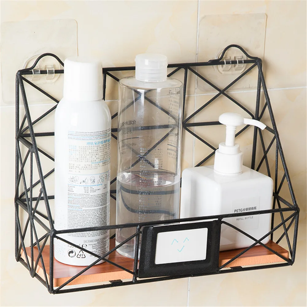 Скандинавская черная металлическая корзина для хранения Офисная настольная