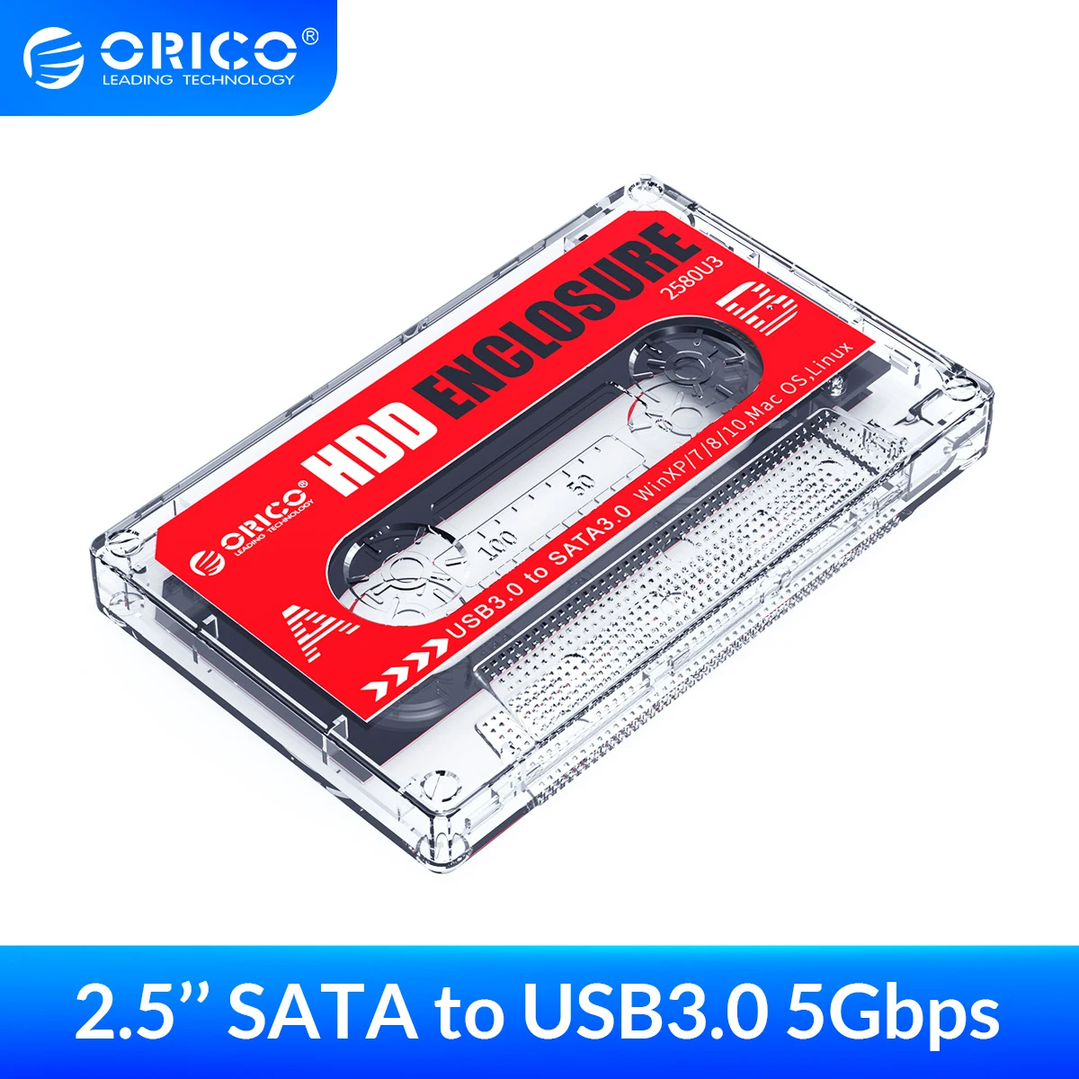 Чехол ORICO для внешнего жесткого диска 2 5 дюйма SATA к USB Гбит/с|Корпус диска| |