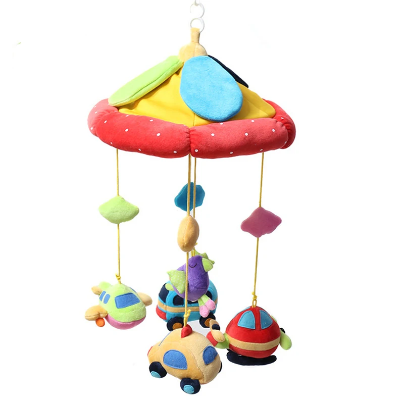 

0-24m The Music Box Plush Animal Rotating Bed Bell Baby Mobile Crib Toys For Newborns WJ335