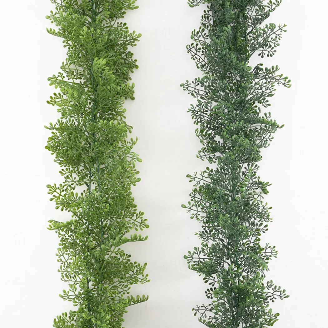 

1pc Artificial Vine 180cm/6 Ft Artificial Garland Leav Vines Greenery Hanging Rattan Christmas Party Decor